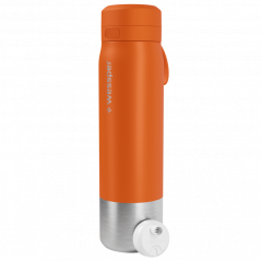 Butelka filtrująca wessper B2 Stainless Steel Actitex™ 1 l – pomarańczowa
