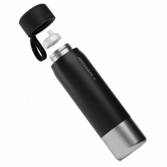 Butelka filtrująca wessper B2 Stainless Steel Actitex™ 1 l – czarna