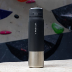 Butelka filtrująca wessper B2 Stainless Steel Actitex™ 1 l – czarna