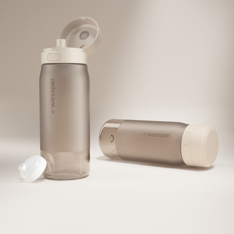 Butelka filtrująca Wessper B2 Tritan Actitex™ 0,5 l – Beżowa