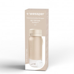 Butelka filtrująca Wessper B2 Tritan Actitex™ 0,5 l – Beżowa