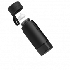 Butelka filtrująca Wessper B2 Tritan Actitex™ 0,5 l – Czarna