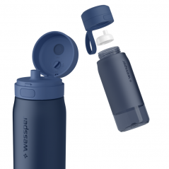 Butelka filtrująca Wessper B2 Tritan Actitex™ 0,5 l – Niebieska