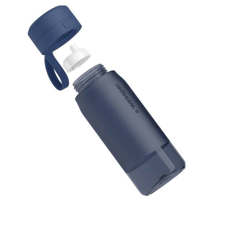Butelka filtrująca Wessper B2 Tritan Actitex™ 0,5 l – Niebieska