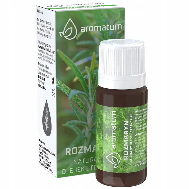 Naturalny olejek eteryczny rozmaryn Aromatum 7 ml