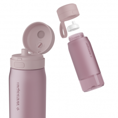 Butelka filtrująca Wessper B2 Tritan Actitex™ 0,5 l – Różowa