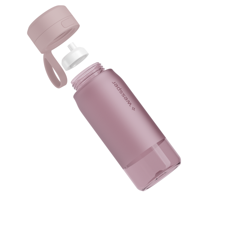 Butelka filtrująca Wessper B2 Tritan Actitex™ 0,5 l – Różowa