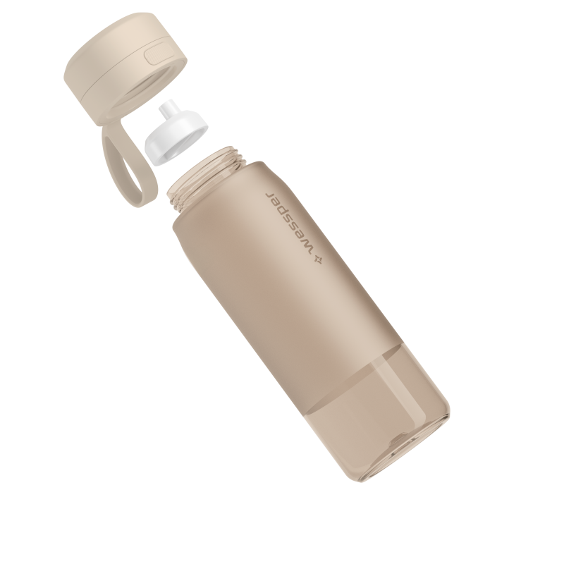 Butelka filtrująca Wessper B2 Tritan Actitex™ 0,7 l – Beżowa