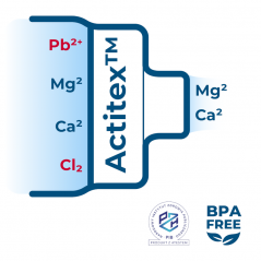 Butelka filtrująca Wessper B2 Tritan Actitex™ 0,7 l – Biała