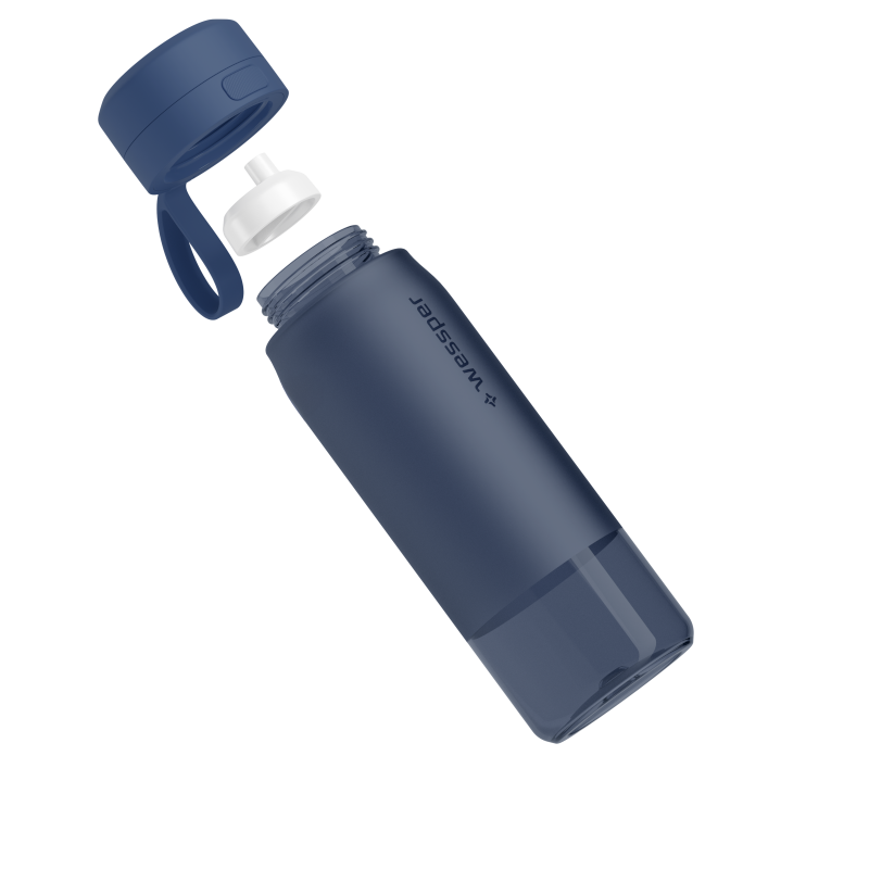Butelka filtrująca Wessper B2 Tritan Actitex™ 0,7 l – Niebieska Butelka filtrująca Wessper B2 Tritan Actitex™ 0,7 l – Niebieska