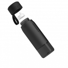 Butelka filtrująca Wessper B2 Tritan Actitex™ 0,7 l – Czarna