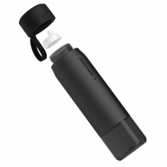 Butelka filtrująca Wessper B2 Tritan Actitex™ 1 l – Czarna