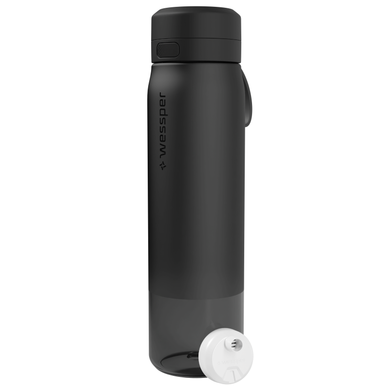 Butelka filtrująca Wessper B2 Tritan Actitex™ 1 l – Czarna