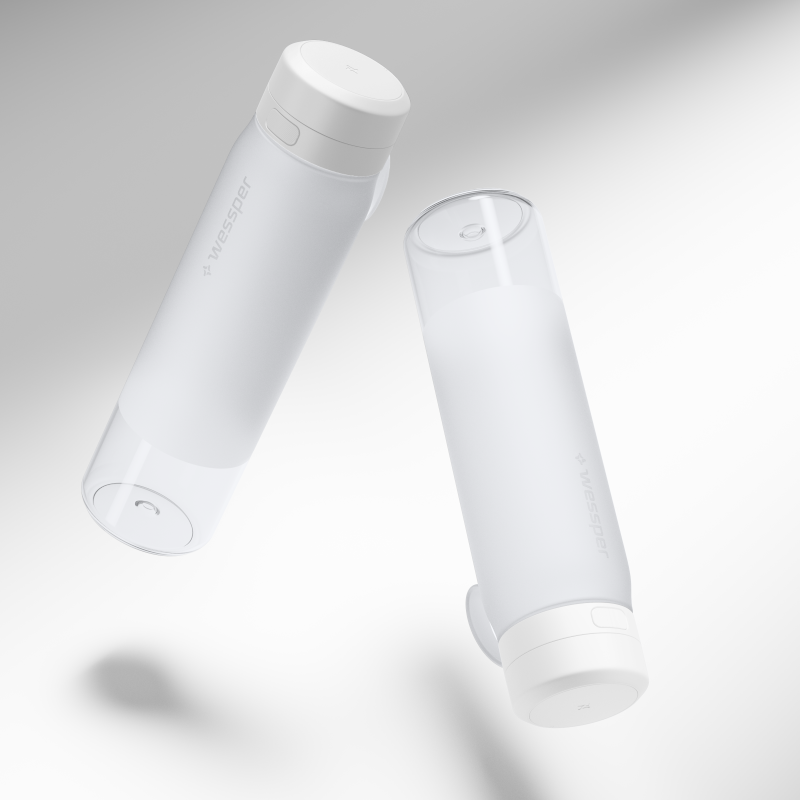 Butelka filtrująca Wessper B2 Tritan Actitex™ 1 l – Biała