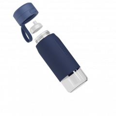 Butelka filtrująca Wessper B2 GLASS Actitex™ 0,5 l – Niebieska