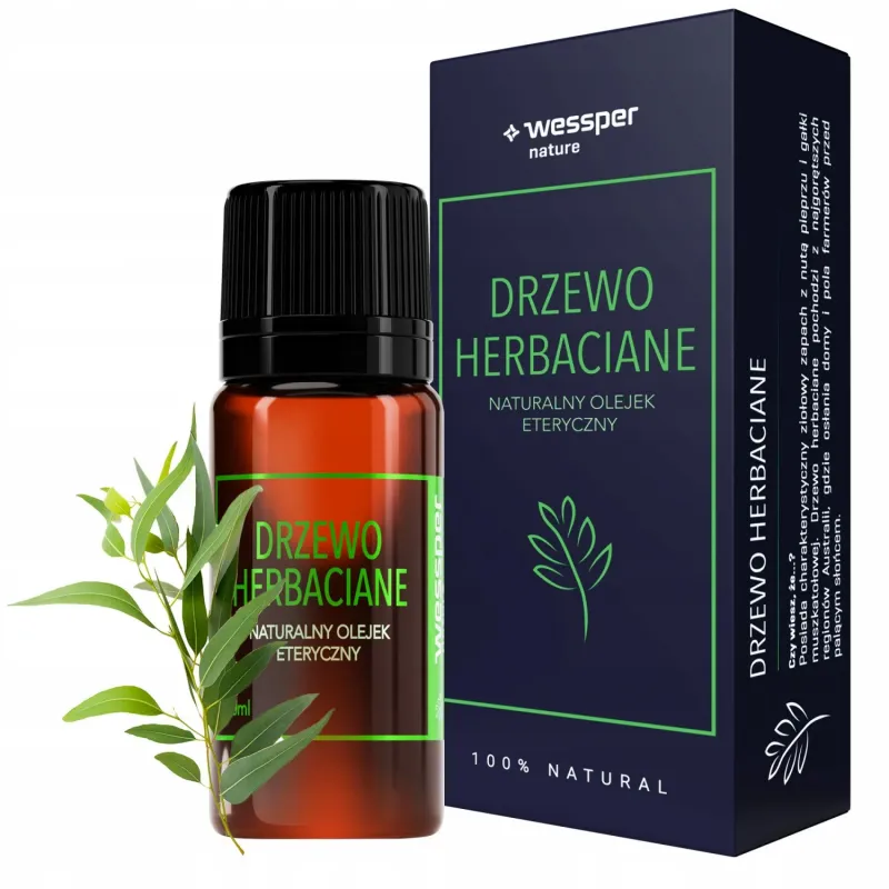 Naturalny olejek eteryczny drzewo herbaciane Wessper 10 ml