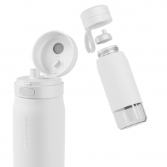 Butelka filtrująca Wessper B2 GLASS Actitex™ 0,5 l – Biała