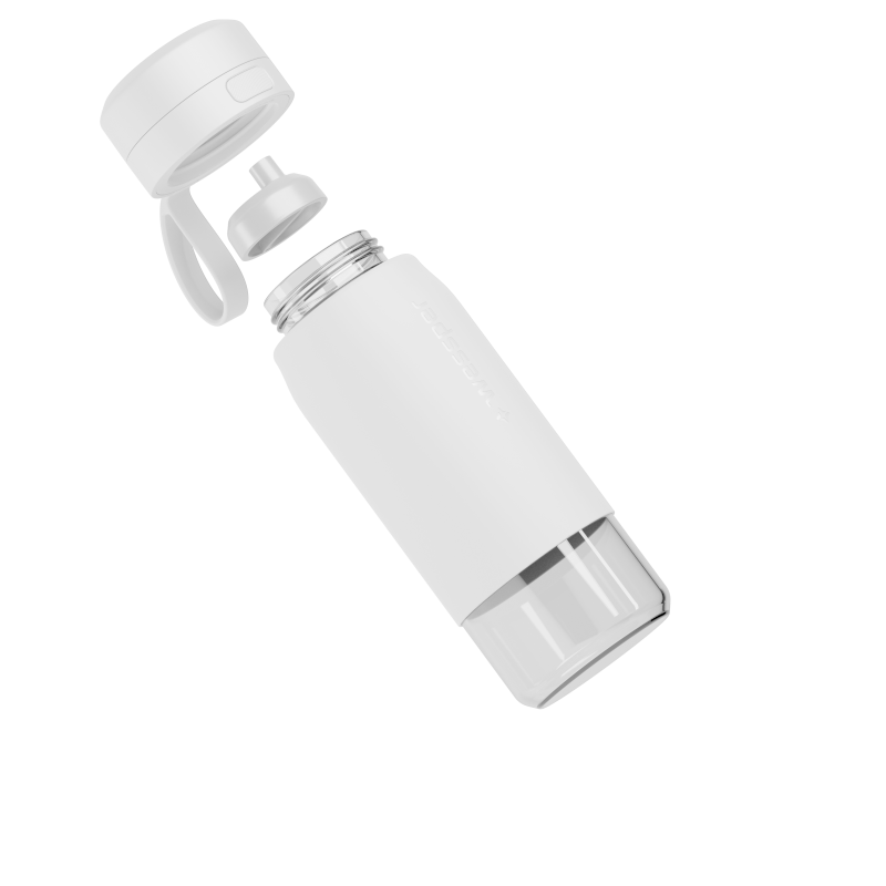 Butelka filtrująca Wessper B2 GLASS Actitex™ 0,5 l – Biała