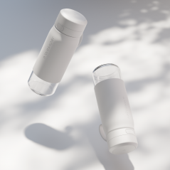 Butelka filtrująca Wessper B2 GLASS Actitex™ 0,5 l – Biała