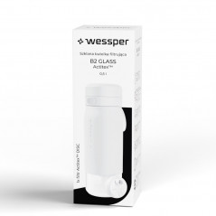 Butelka filtrująca Wessper B2 GLASS Actitex™ 0,5 l – Biała