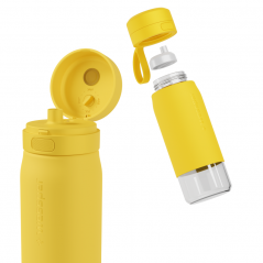 Butelka filtrująca Wessper B2 GLASS Actitex™ 0,5 l – Żółta