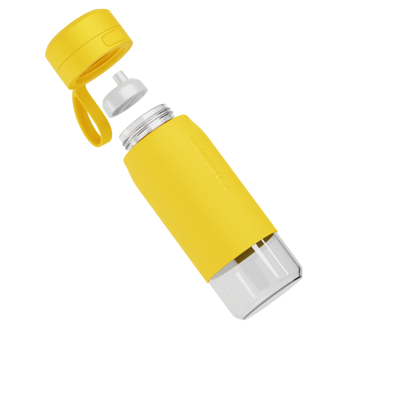 Butelka filtrująca Wessper B2 GLASS Actitex™ 0,5 l – Żółta