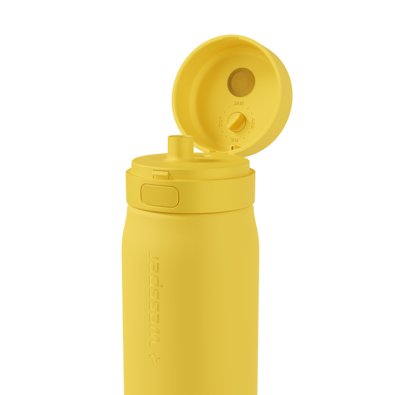 Butelka filtrująca Wessper B2 GLASS Actitex™ 0,5 l – Żółta