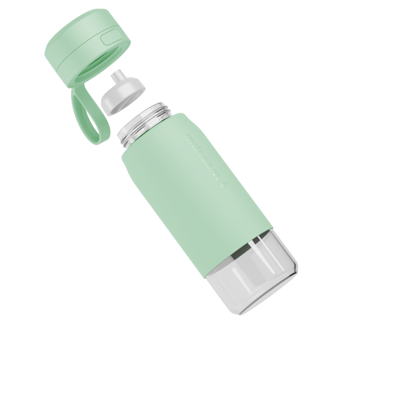 Butelka filtrująca Wessper B2 GLASS Actitex™ 0,5 l – Miętowa