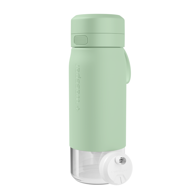 Butelka filtrująca Wessper B2 GLASS Actitex™ 0,5 l – Miętowa