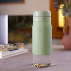 Butelka filtrująca Wessper B2 GLASS Actitex™ 0,5 l – Miętowa