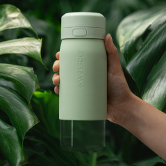 Butelka filtrująca Wessper B2 GLASS Actitex™ 0,5 l – Miętowa