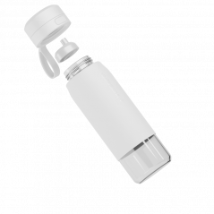 Butelka filtrująca Wessper B2 GLASS Actitex™ 0,7 l – Biała