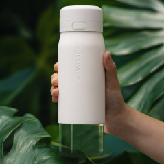 Butelka filtrująca Wessper B2 GLASS Actitex™ 0,7 l – Biała