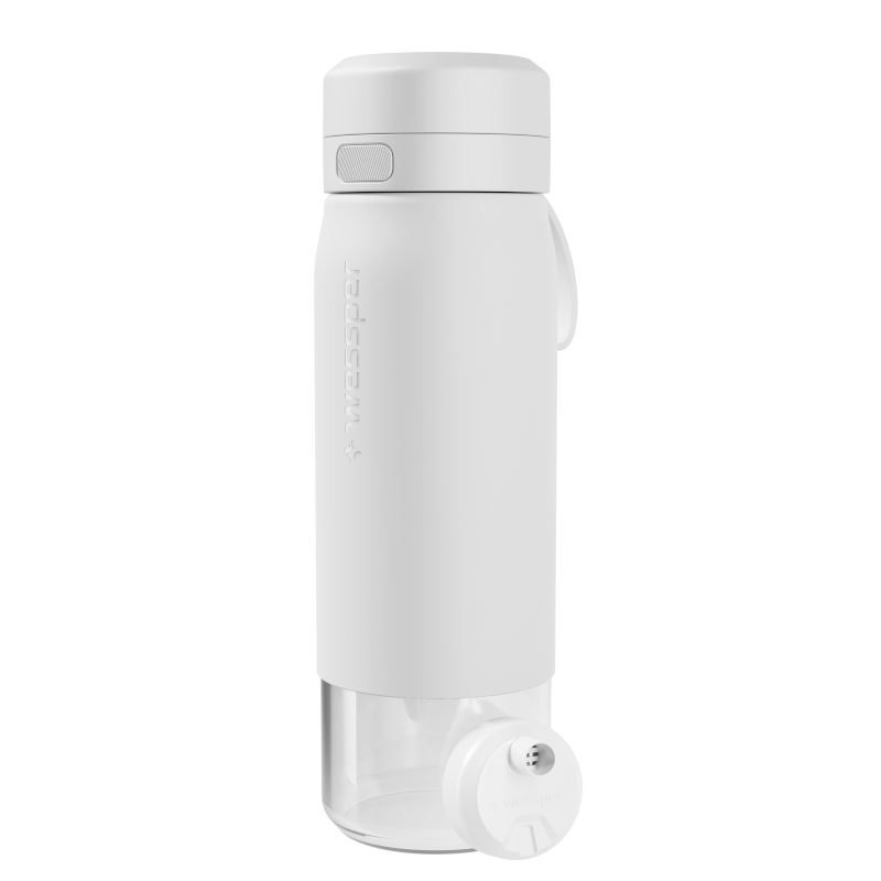 Butelka filtrująca Wessper B2 GLASS Actitex™ 0,7 l – Biała