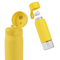 Butelka filtrująca Wessper B2 GLASS Actitex™ 0,7 l – Żółta