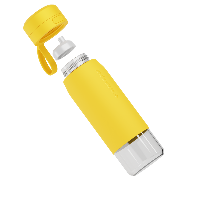 Butelka filtrująca Wessper B2 GLASS Actitex™ 0,7 l – Żółta