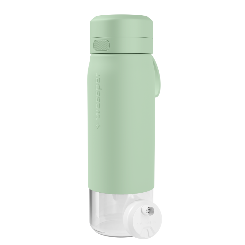 Butelka filtrująca Wessper B2 GLASS Actitex™ 0,7 l – Miętowa