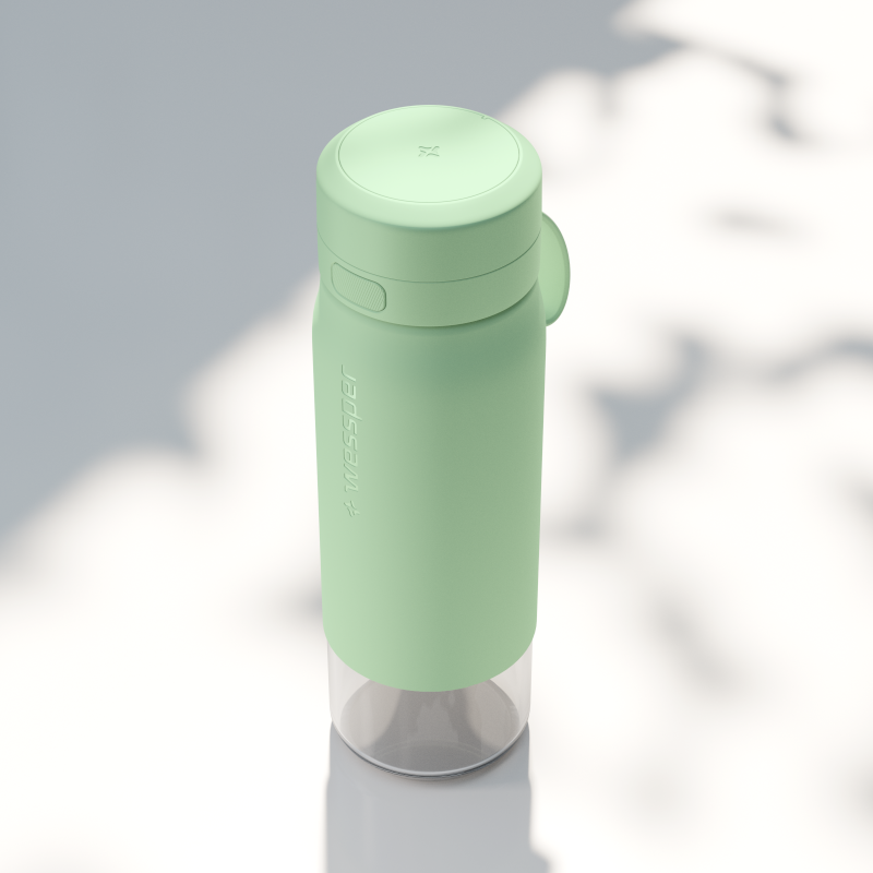 Butelka filtrująca Wessper B2 GLASS Actitex™ 0,7 l – Miętowa Butelka filtrująca Wessper B2 GLASS Actitex™ 0,7 l – Miętowa