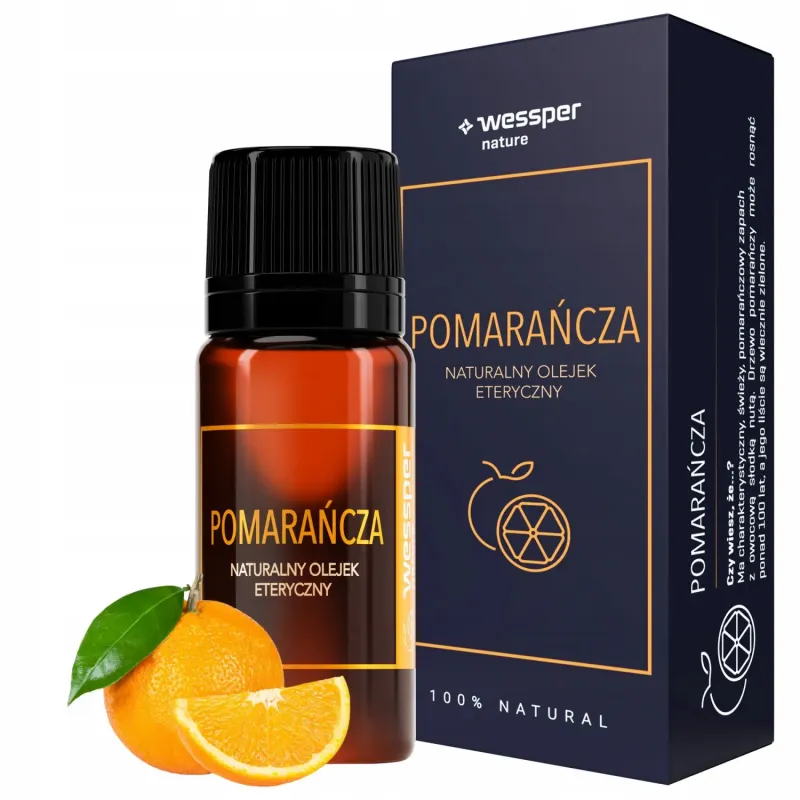 Naturalny olejek eteryczny pomarańcza Wessper 10 ml