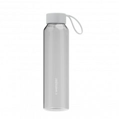 Szklana butelka na wodę 0,5 l Wessper B1 Borosilicate – szczelna, bez BPA, z miarką
