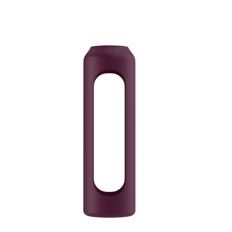 Szklana butelka na wodę 0,5 l Wessper B1 Borosilicate w zestawie z etui silikonowym Ruby – szczelna, bez BPA, z miarką Szklana butelka na wodę 0,5 l Wessper B1 Borosilicate w zestawie z etui silikonowym Ruby – szczelna, bez BPA, z miarką