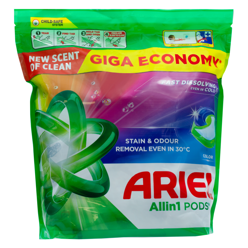Ariel All in 1 Pods kapsułki do prania kolorowych tkanin 70 szt.
