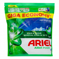 Ariel All in 1 Pods Mountain Spring kapsułki do prania białych tkanin 70 szt.