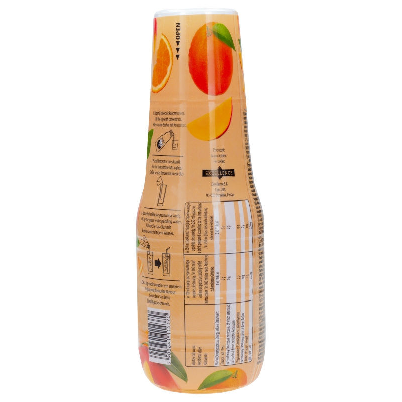 Syrop (koncentrat) Ya&Soda Mango i Pomarańcza Light do saturatora 500 ml
