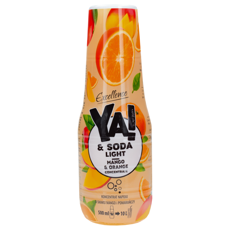 Syrop (koncentrat) Ya&Soda Mango i Pomarańcza Light do saturatora 500 ml