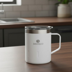 Kubek termiczny Santeco Kemi II biały 350 ml