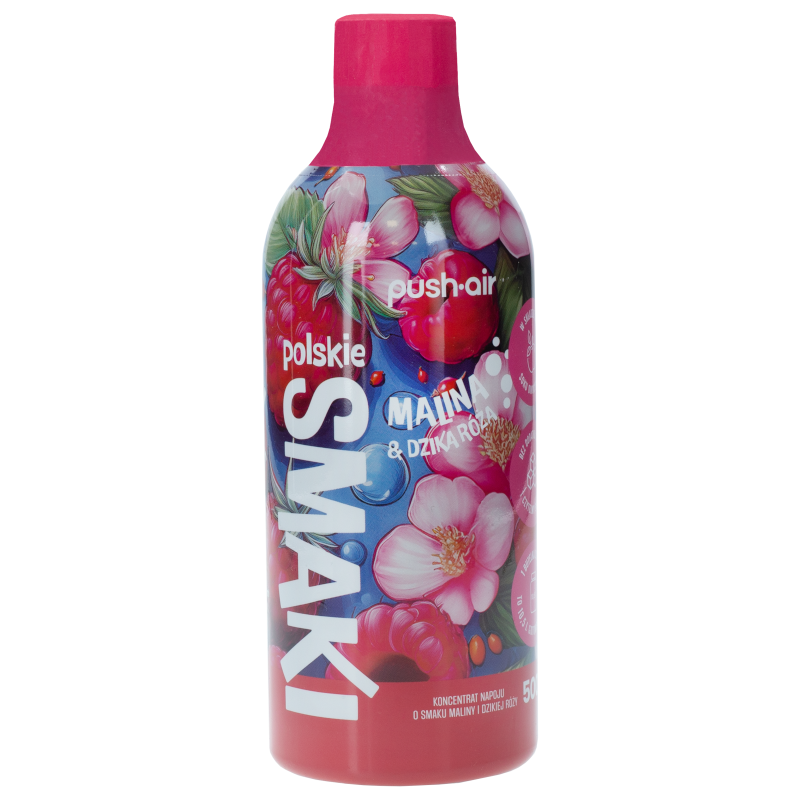 Syrop (koncentrat) Malina i Dzika Róża do saturatora Dafi Pushair 500 ml