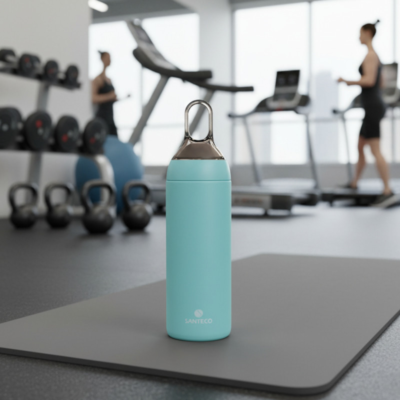 Butelka termiczna Santeco Yoga miętowa 500 ml