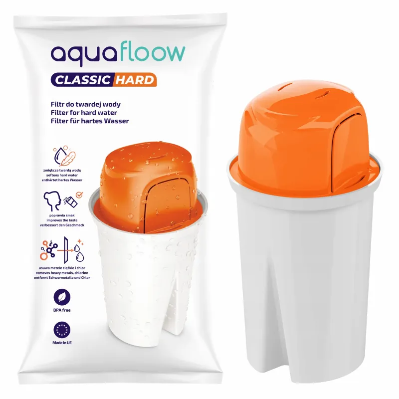 Wkład filtrujący Aquafloow Classic Hard do dzbanka, filtr do twardej wody