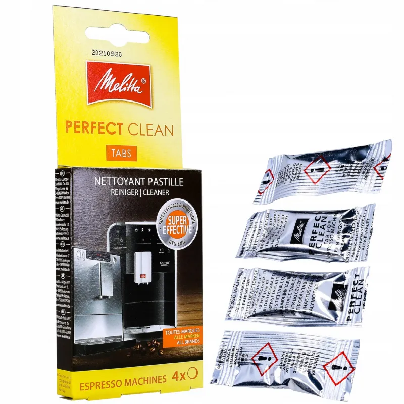 Tabletki czyszczące do ekspresu Melitta Perfect Clean Tabs 4 szt.